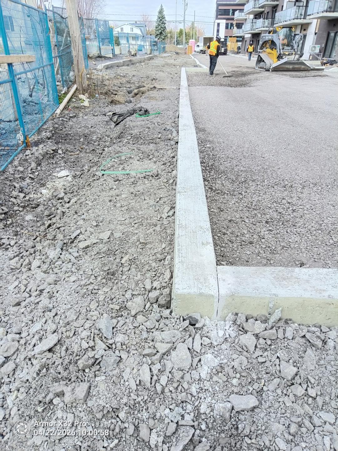 Bordure de stationnement