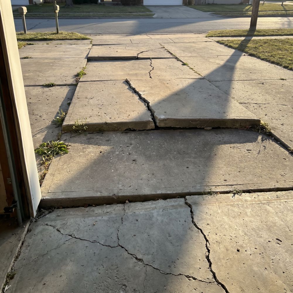 Cracked & Sinking Concrete - Twin Cities Foundation Repair