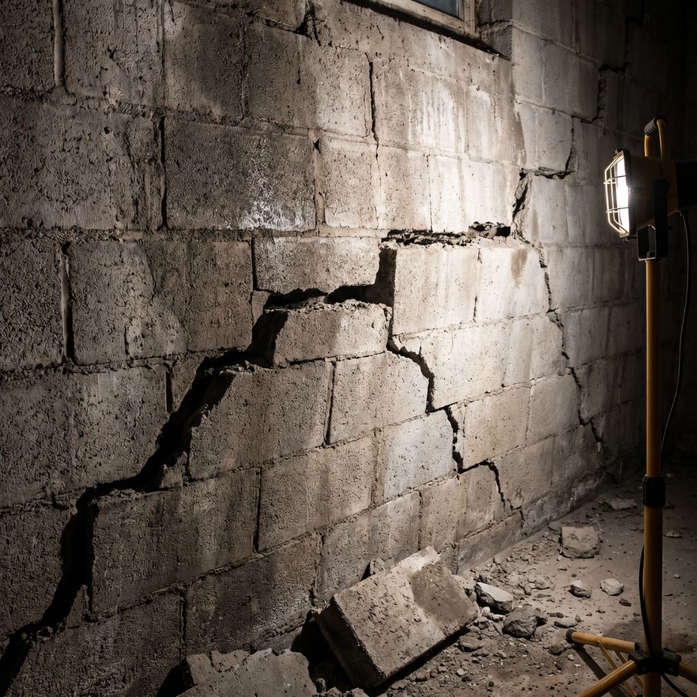 Cracking & Bowing Walls - Twin Cities Foundation Repair