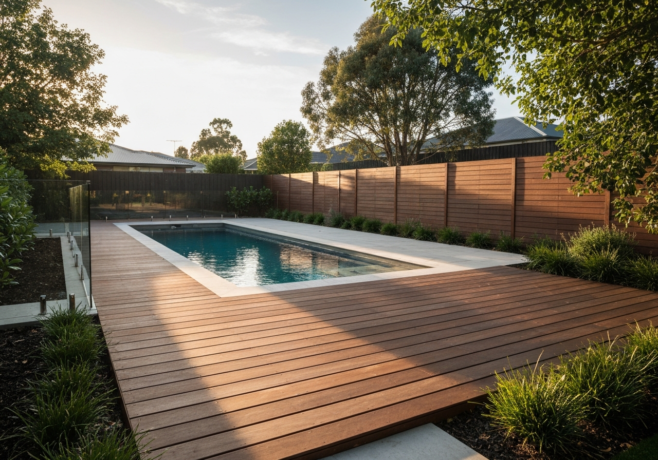 Pool Decking After