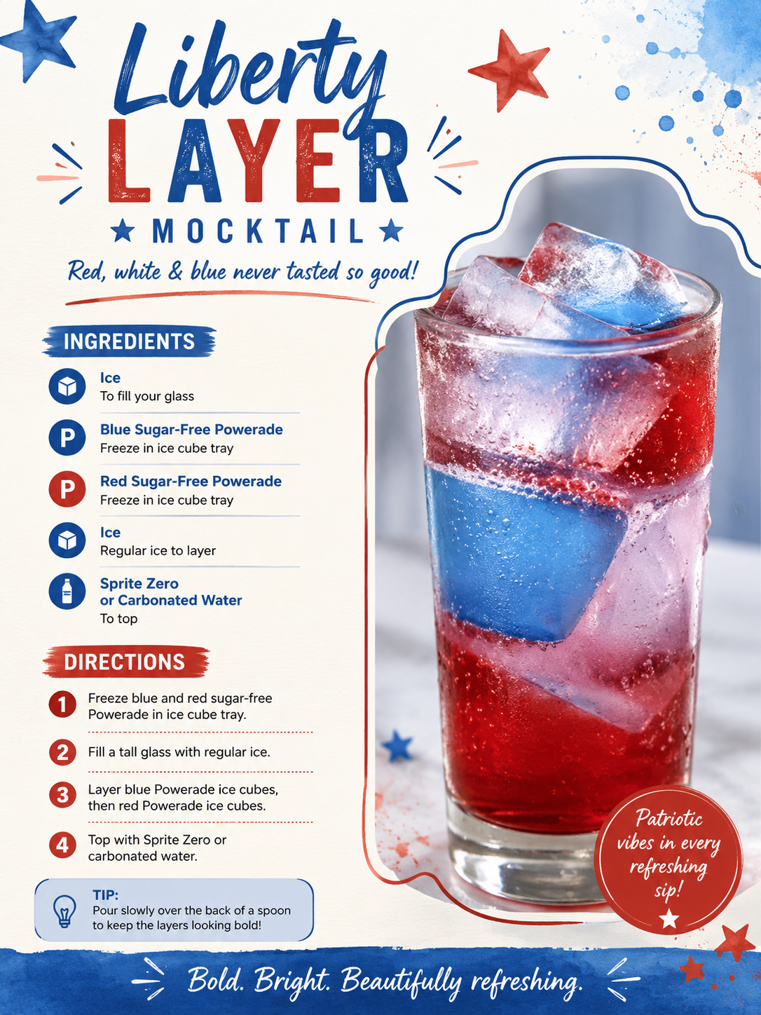 Liberty Layer Mocktail