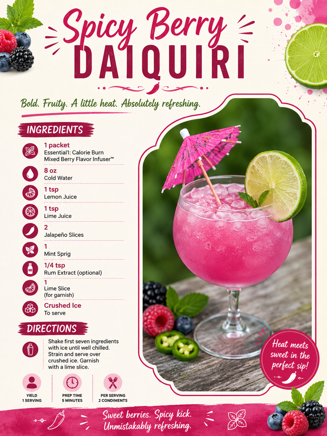 Spicy Berry Daiquiri