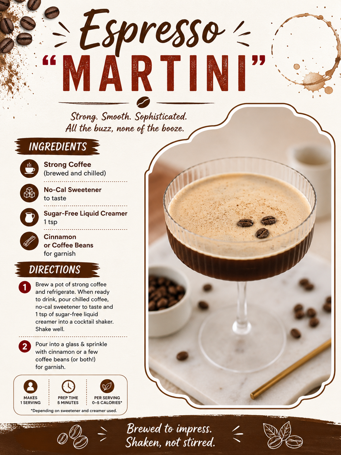 Espresso Martini Mocktail