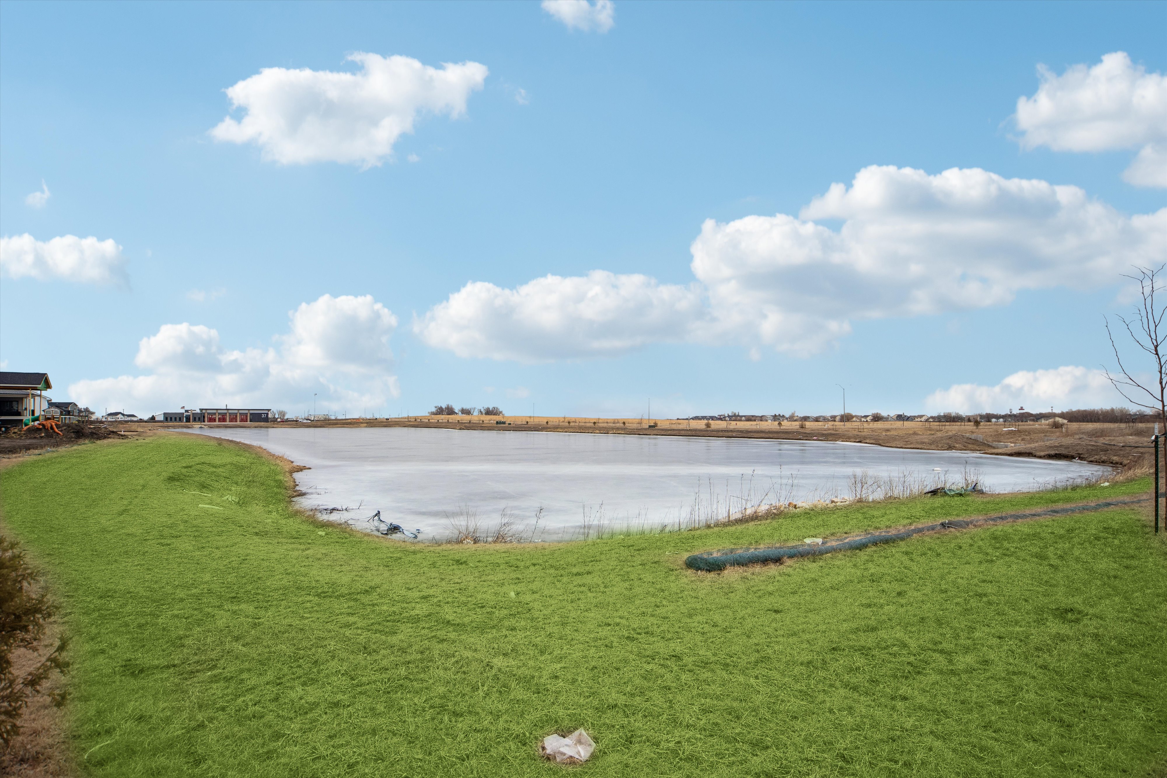 Pond landscape