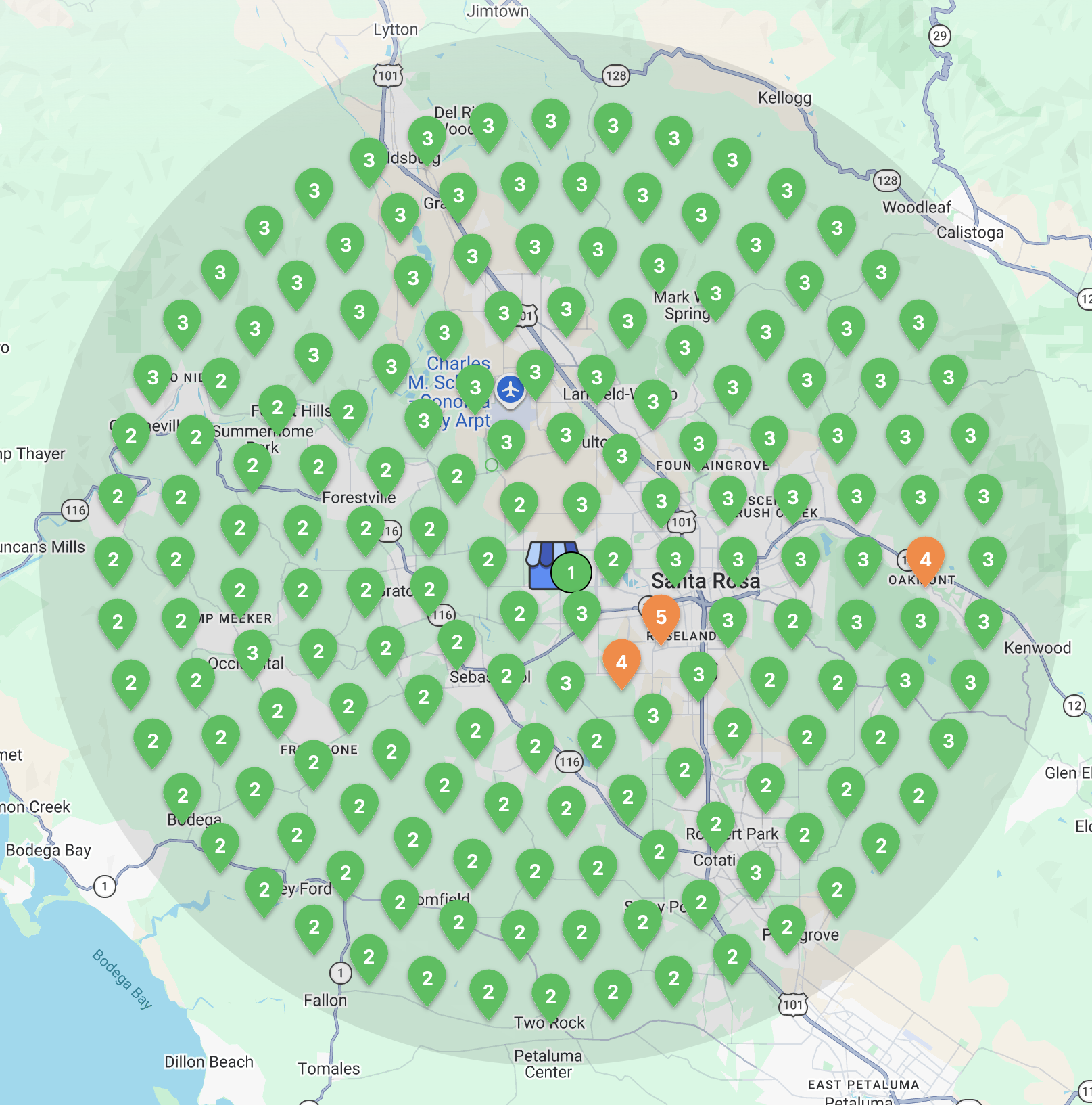 Live Map Pack Coverage