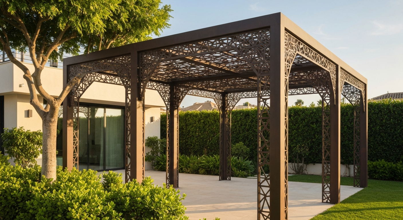 Enhancing Outdoor Living with Custom Metal Pergolas