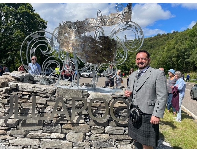 Escultura de Pez Ullapool