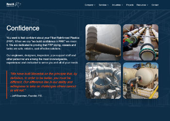 Website for engineering firm in Florida