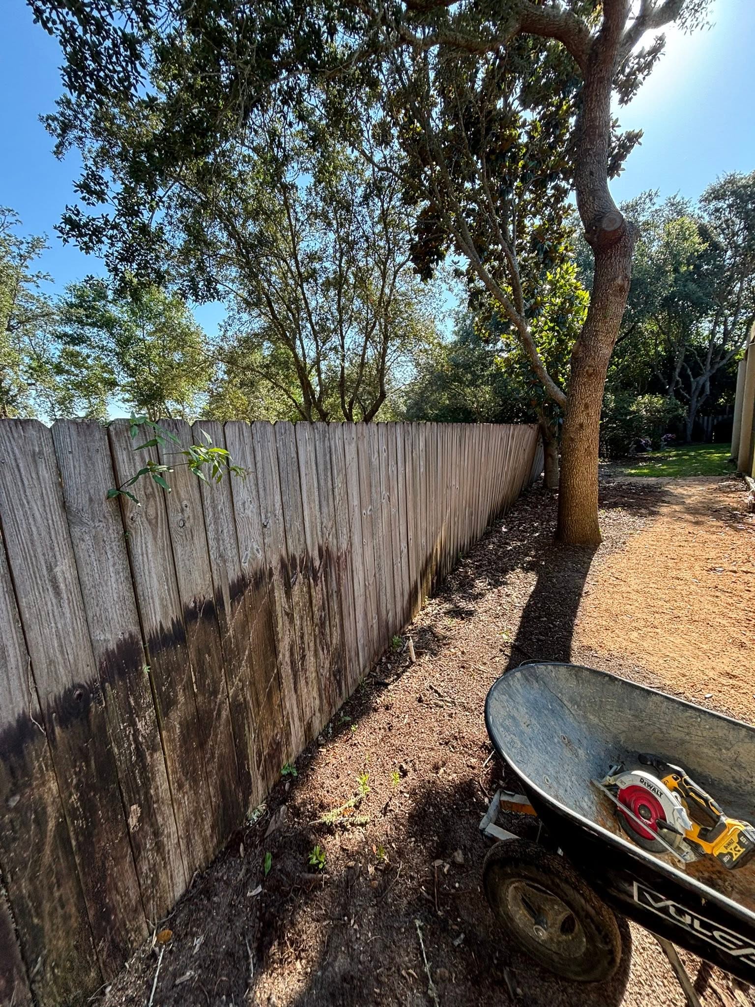 Before Fence Repair