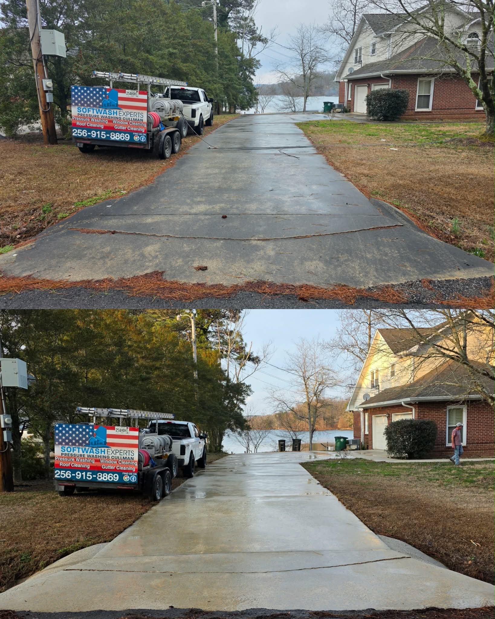 Driveway Pressure Washing