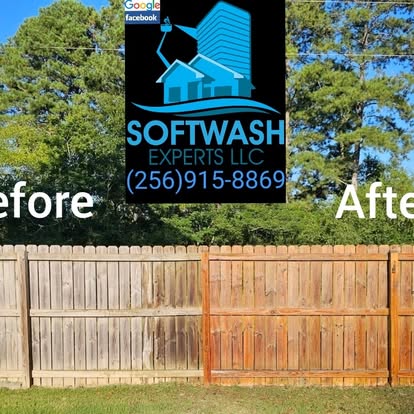 Wood Fence Cleaning