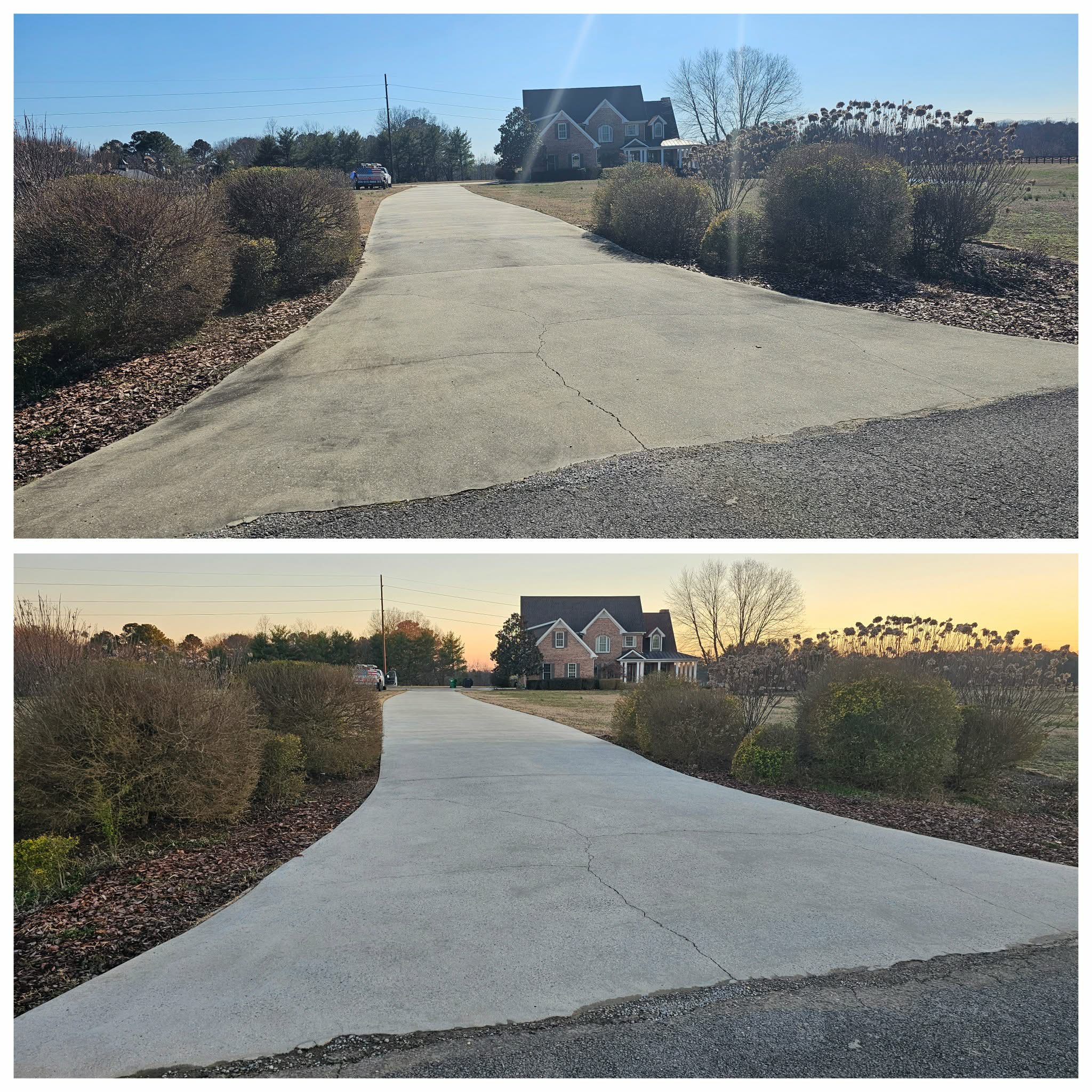 Long Driveway Wash