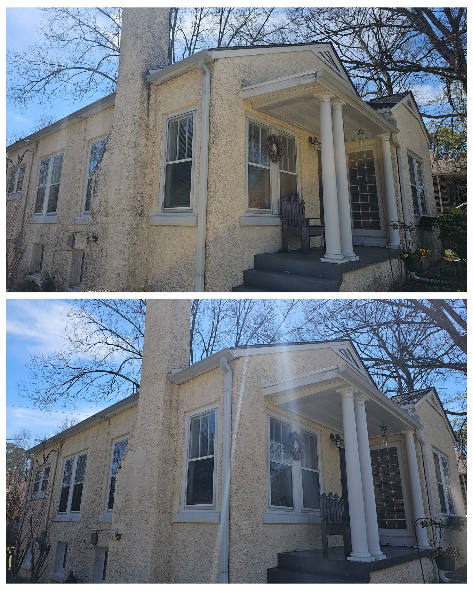 Stucco Home Soft Wash