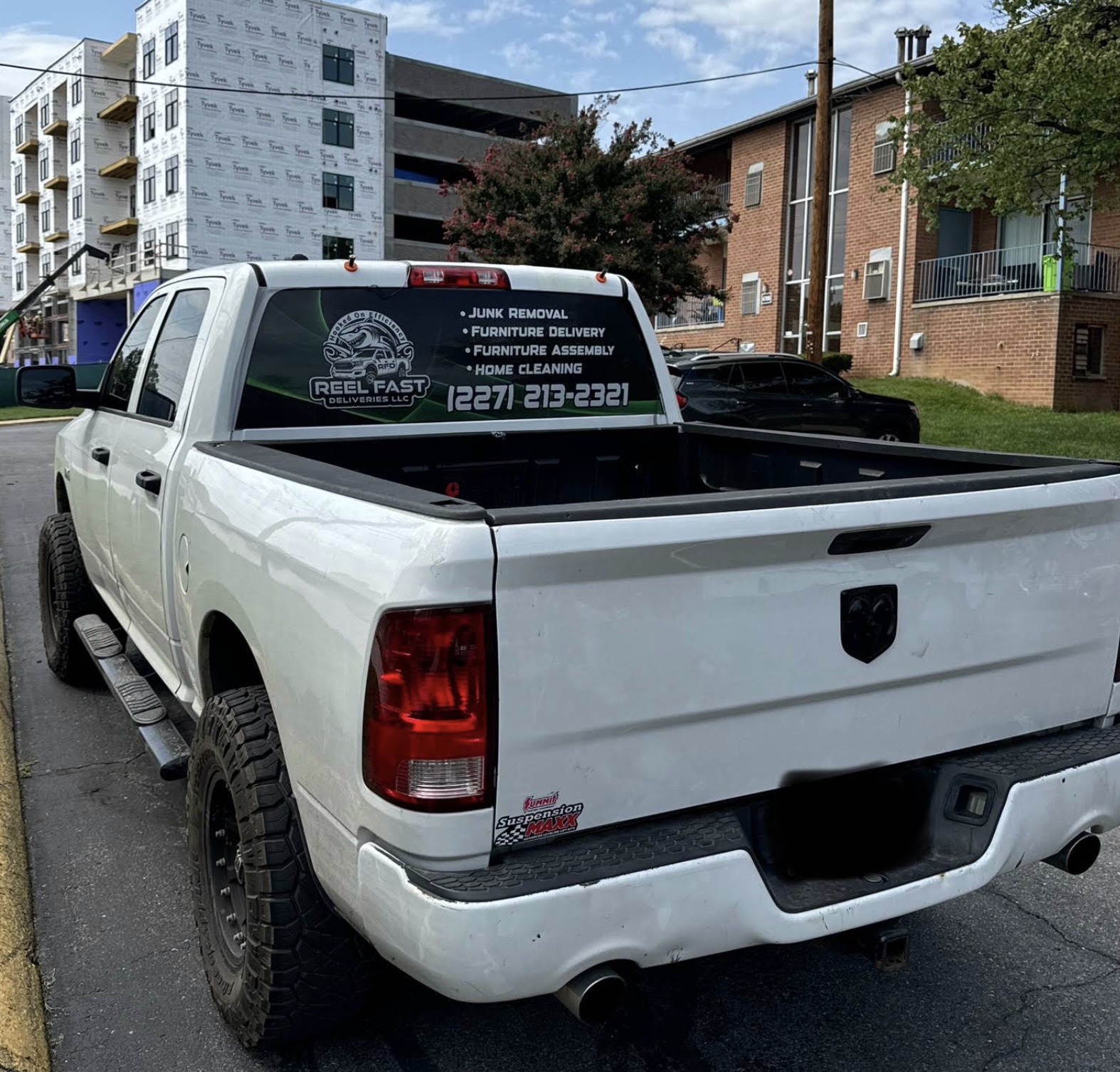 Reel Fast Deliveries branded truck