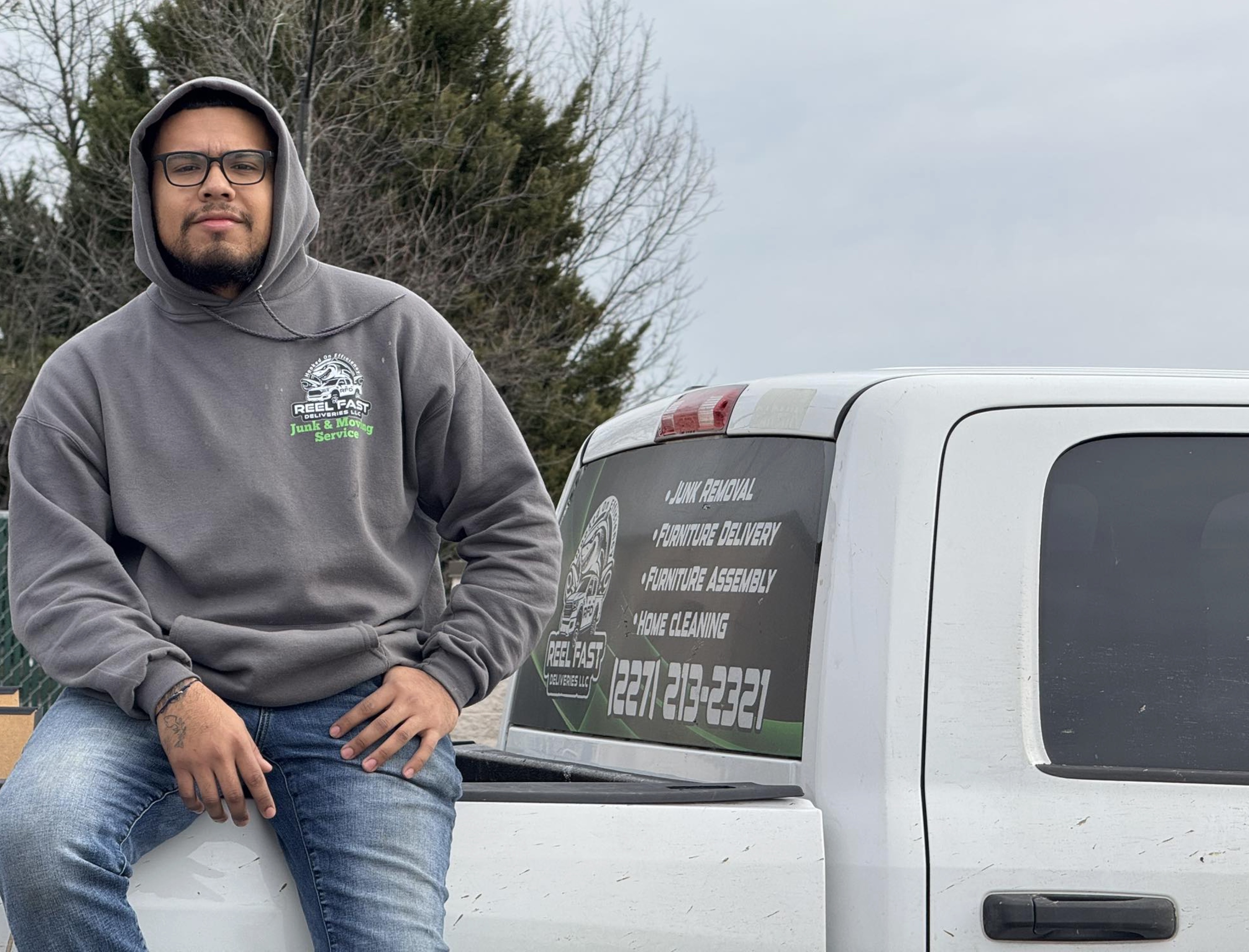 Elmer, Owner of Reel Fast Deliveries