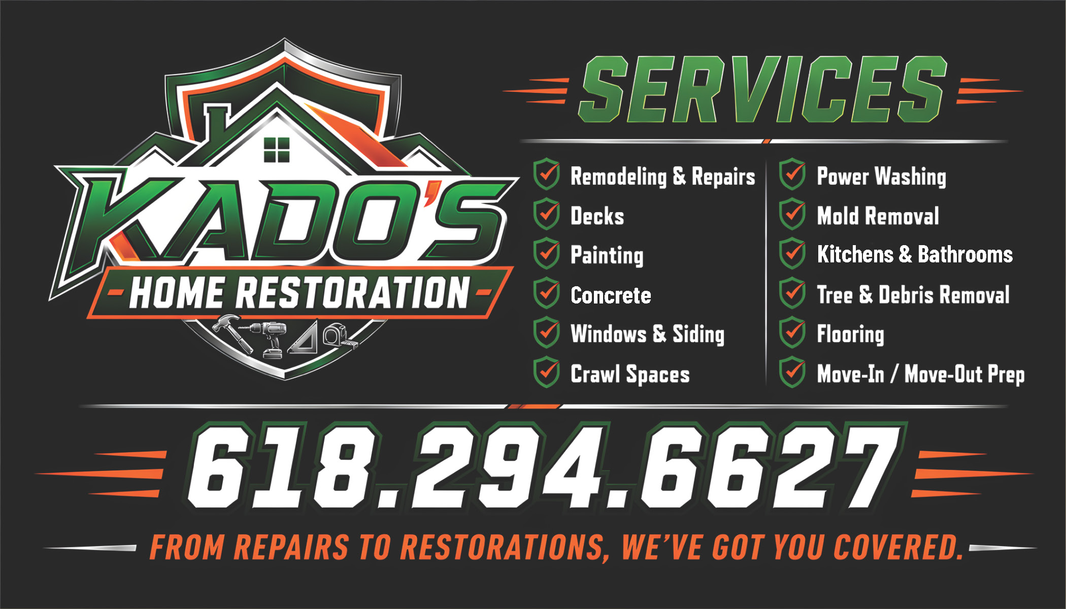 Kado's Home Restoration Flyer