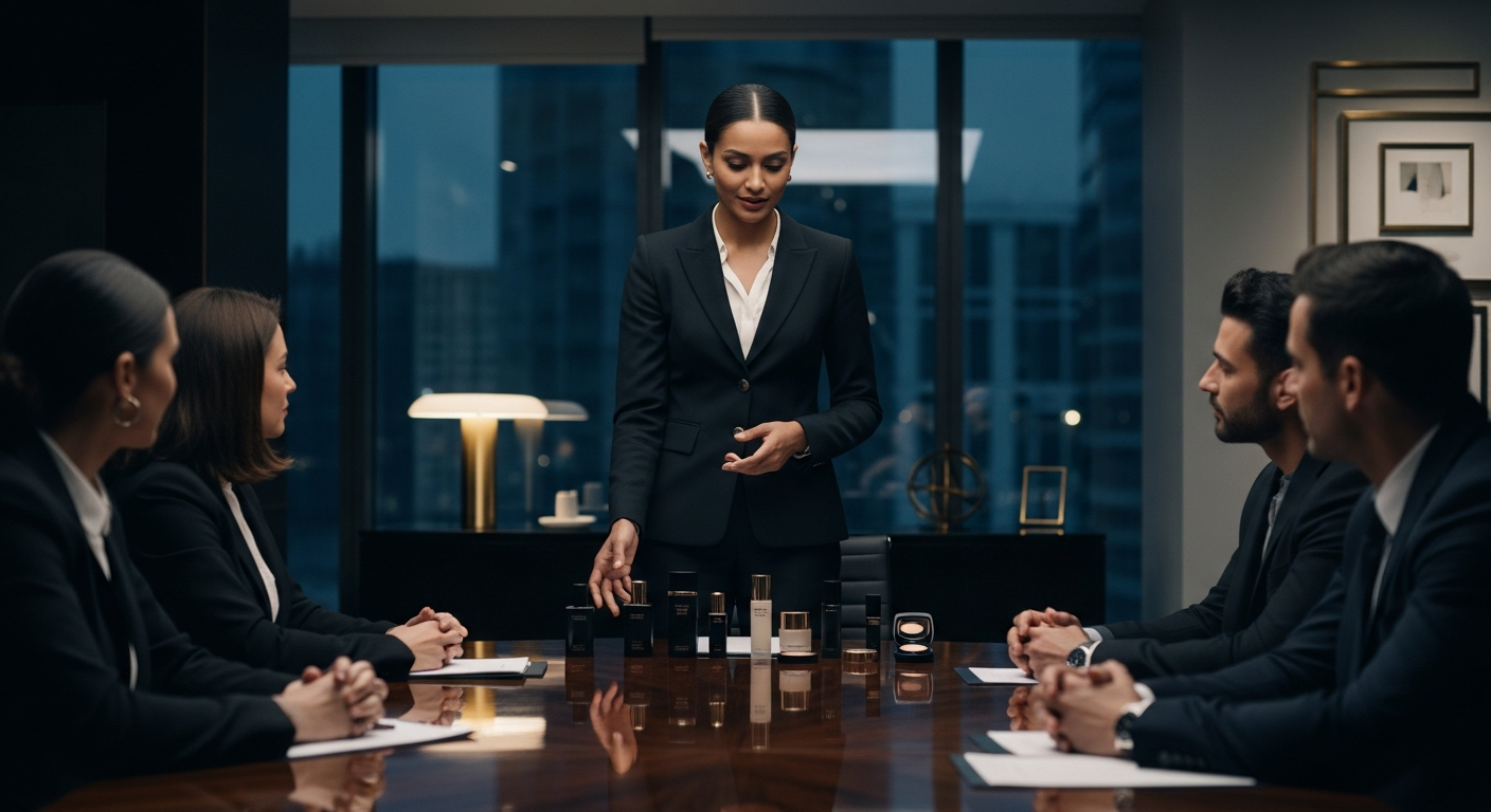 Expert Maxi.Partners présentant une stratégie MLM cosmétique