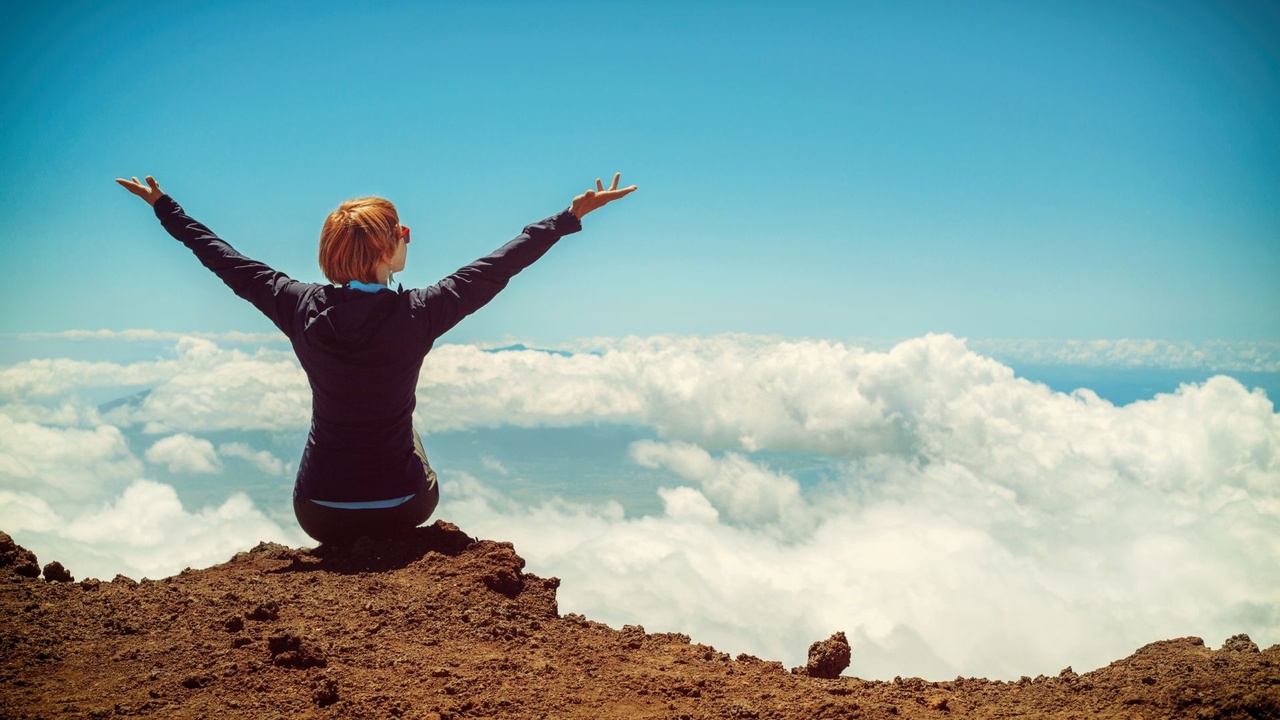 Person enjoying life and living life to the fullest because of Intentionality