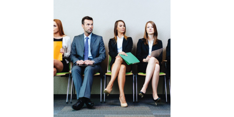 People lining up for an interview. People Builders can help you select the right person through our Staffing and Recruitment support.