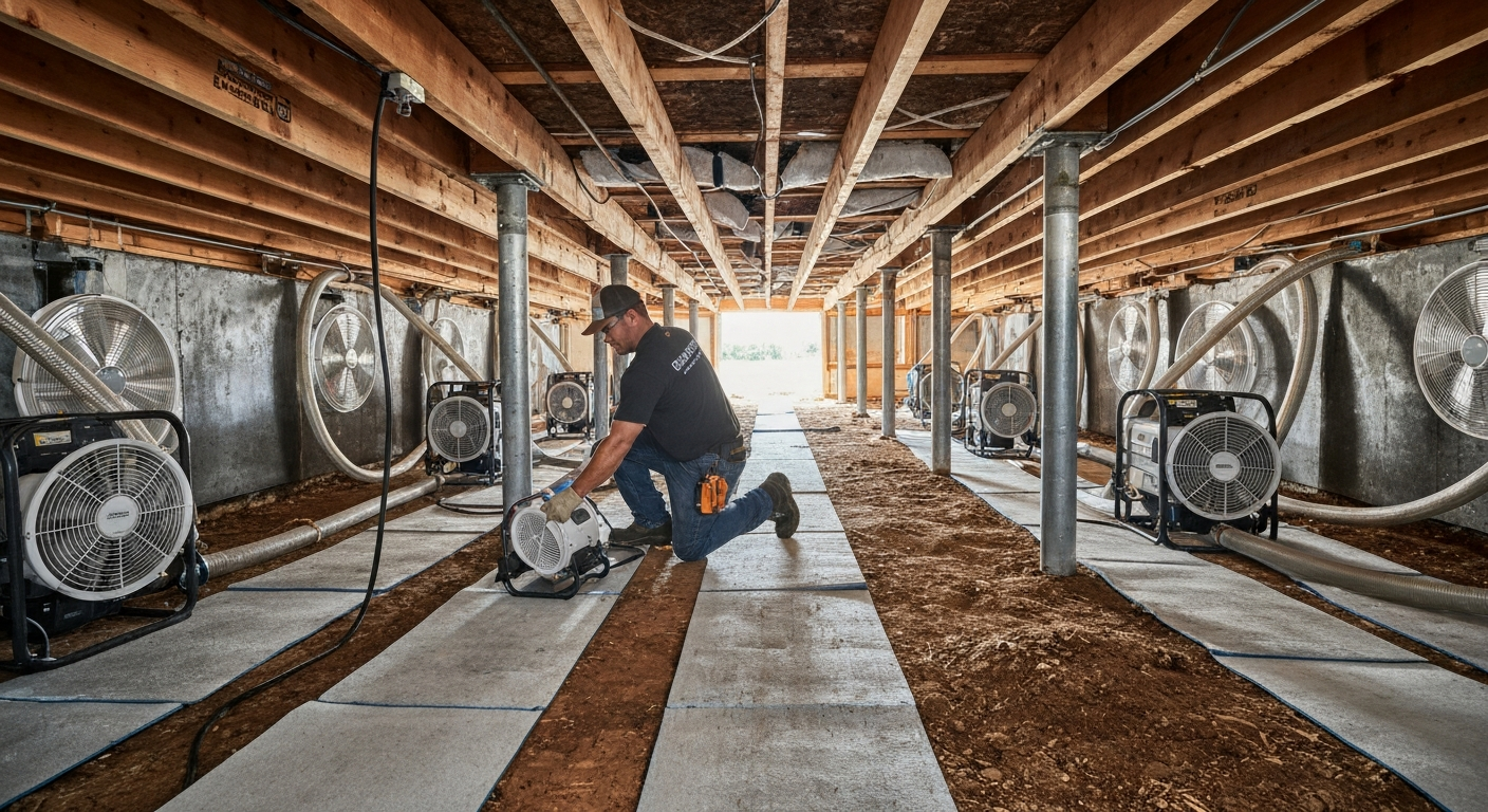 Crawl Space Drying
