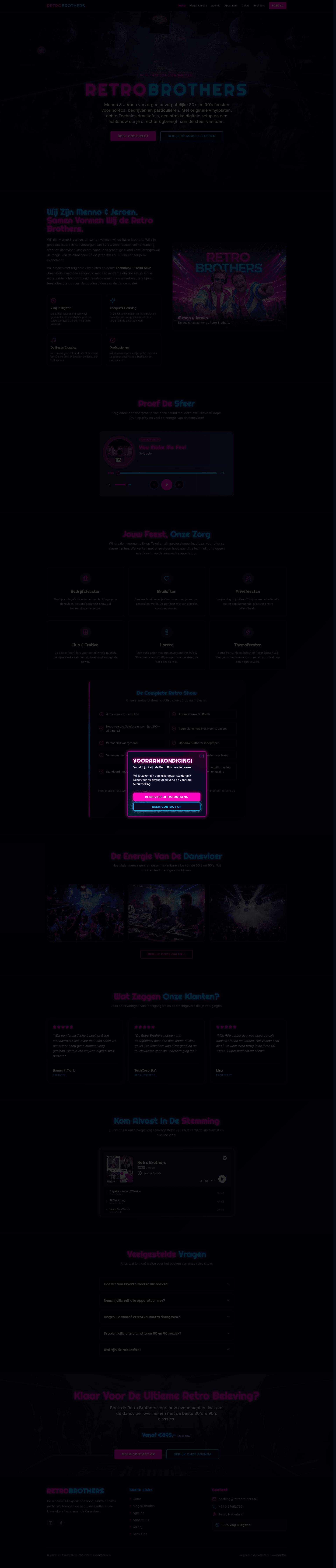 Screenshot van Retro Brothers