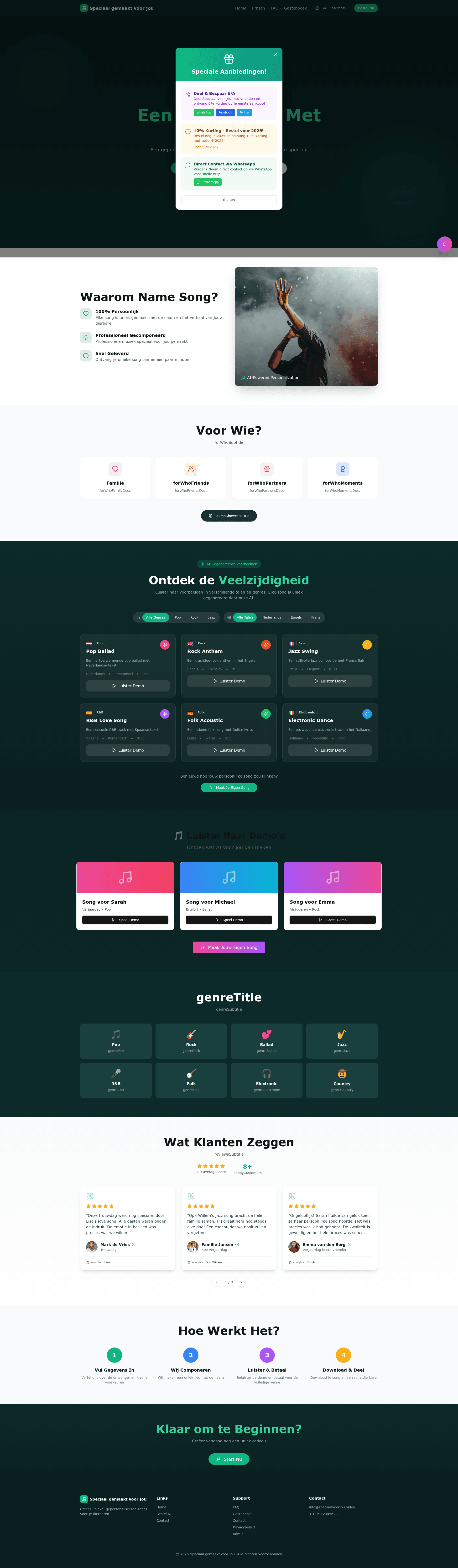 Screenshot van Speciaal voor jou