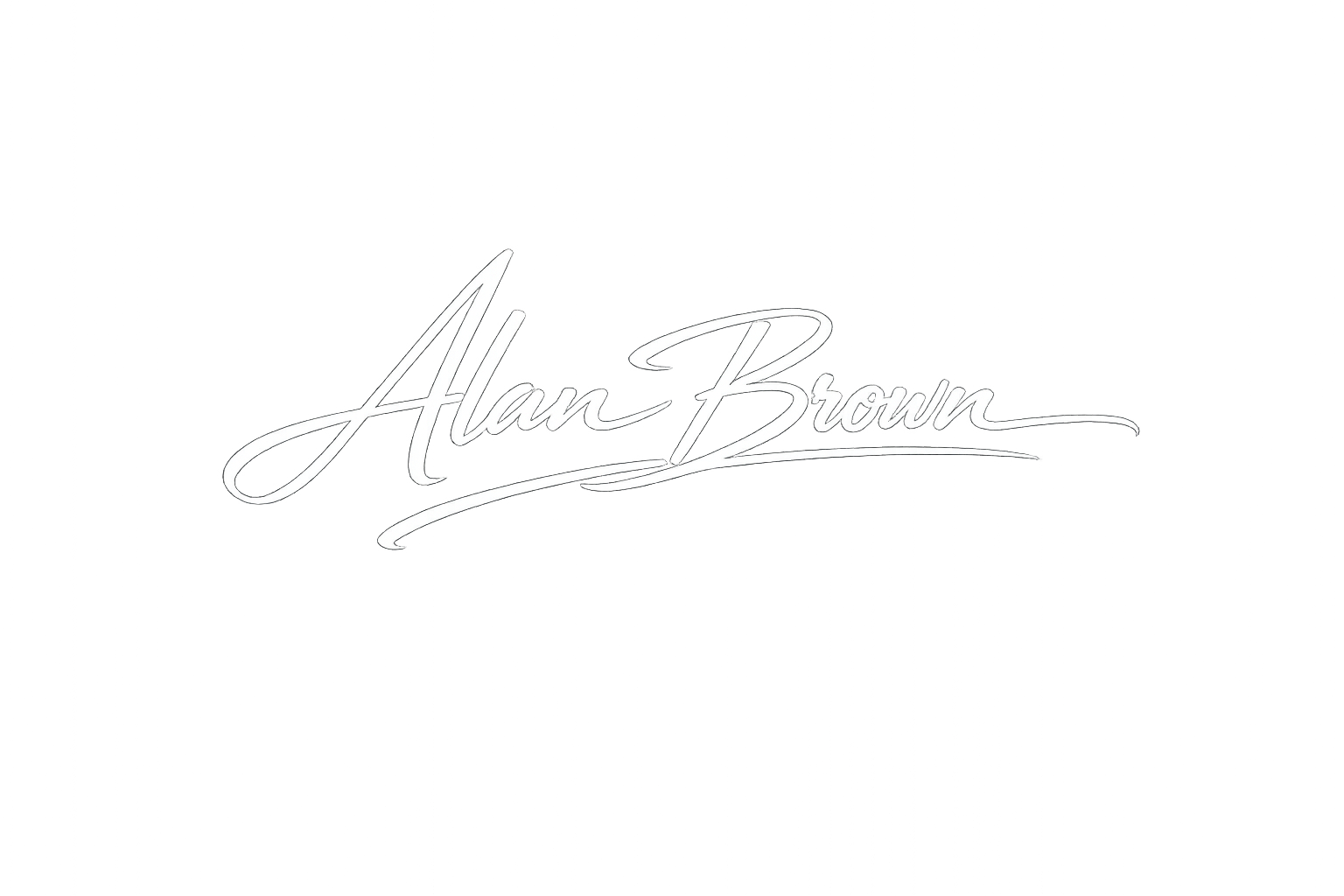 Alan Brown Signature