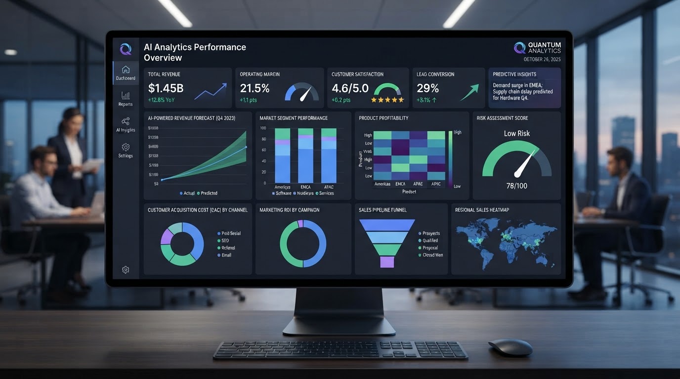 AI Business Intelligence Dashboards: Your Command Center