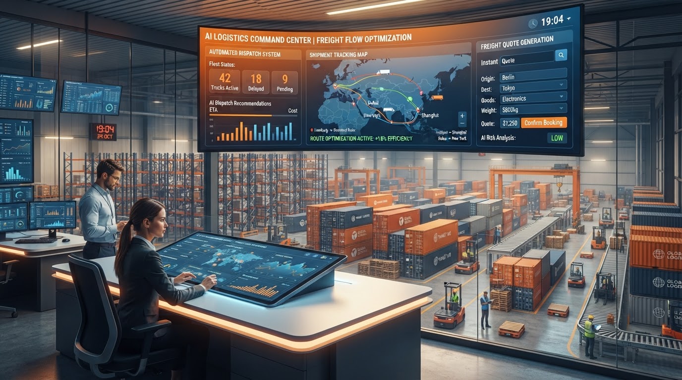 AI Automation for Logistics & Freight: Dispatch, Tracking & Quoting