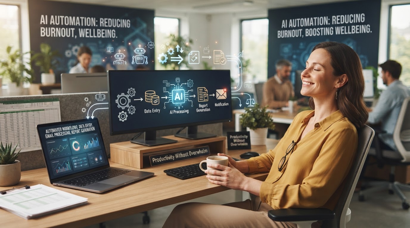 How AI Automation Reduces Employee Burnout and Boosts Morale