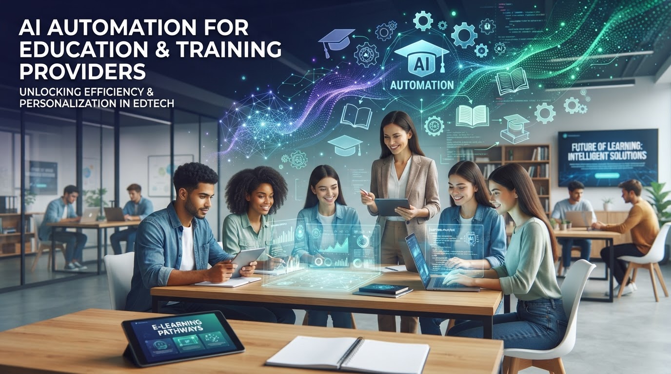 AI Automation for Education & Training Providers: Enrolment to Certification