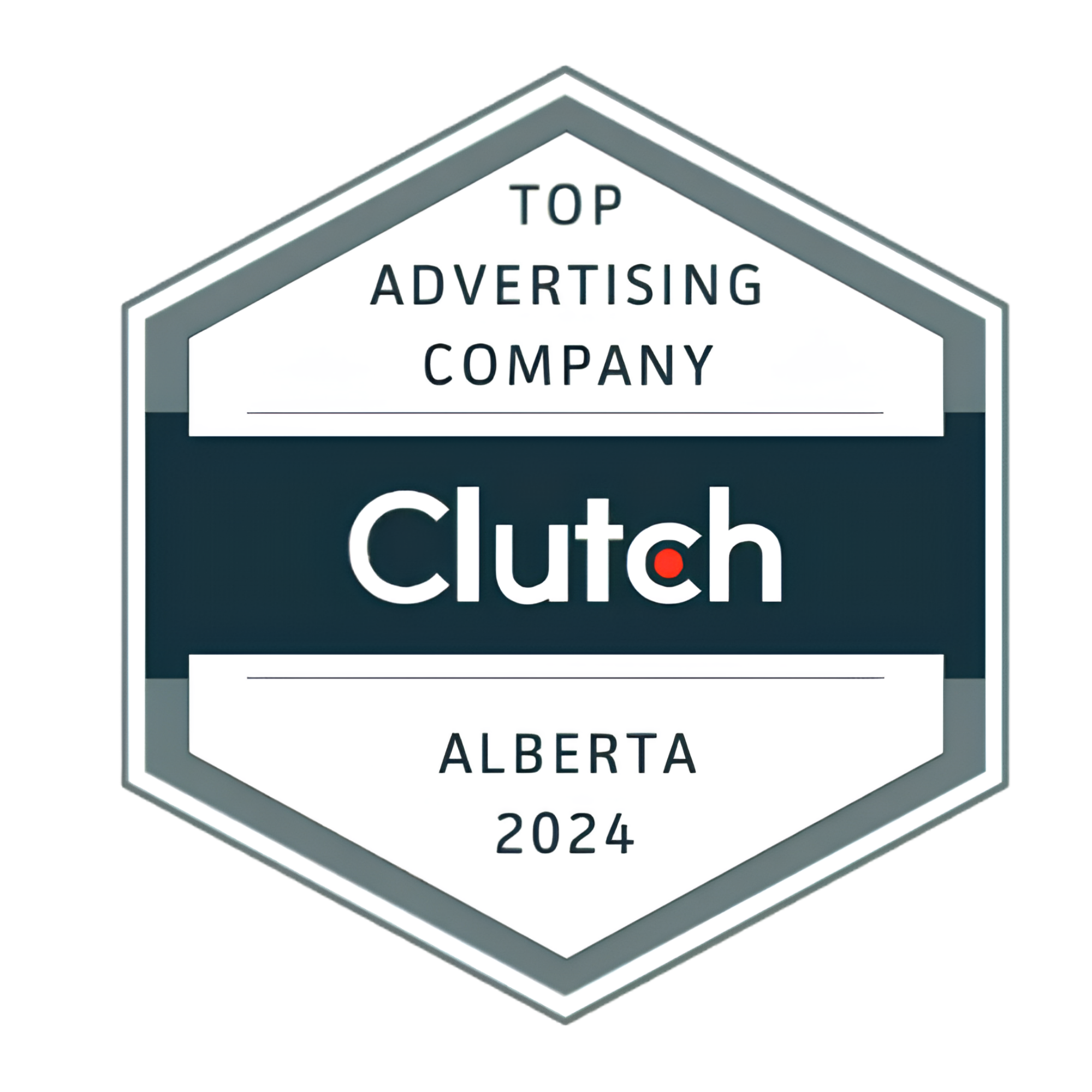 Clutch — Top Advertising Company Alberta 2024 badge