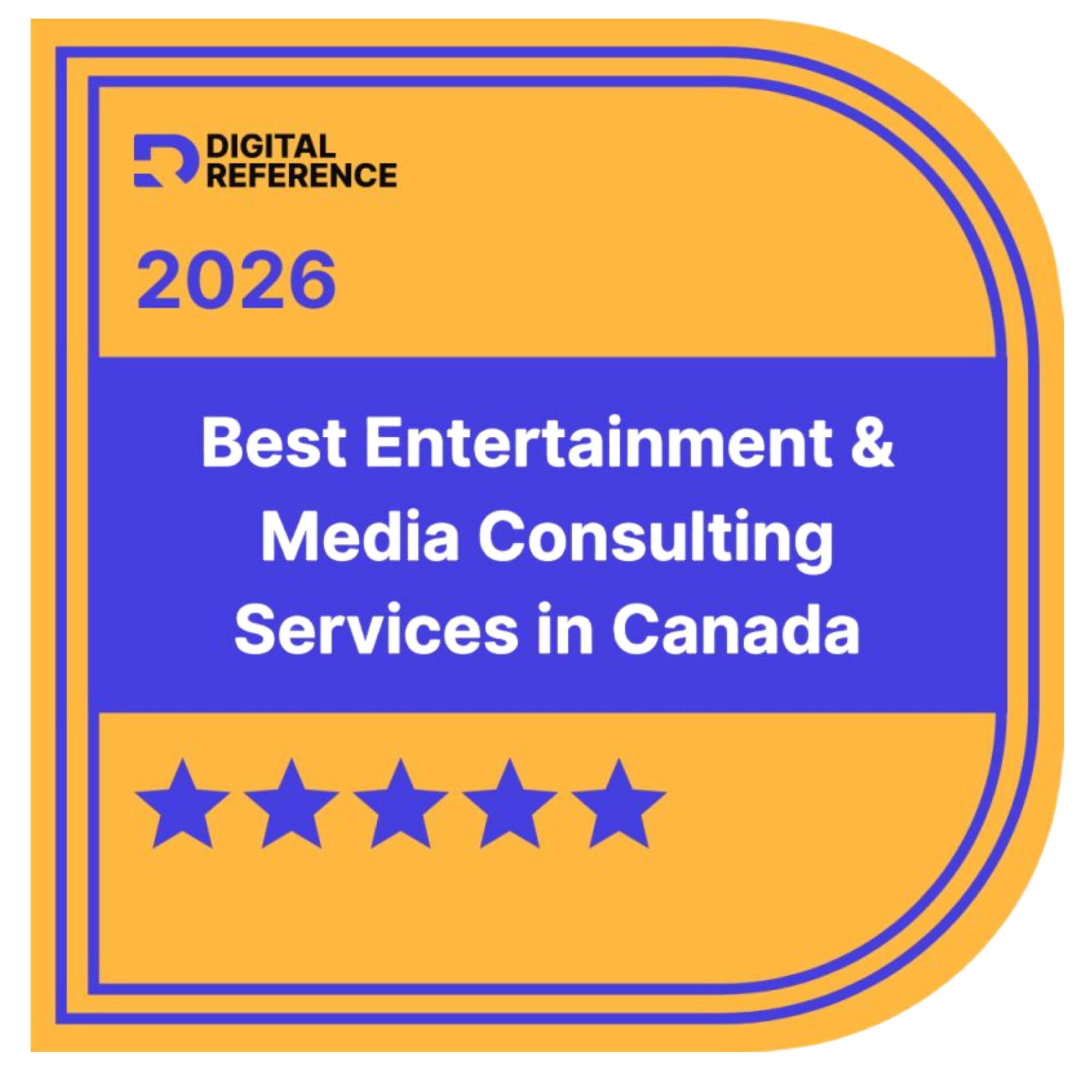 Digital Reference 2026 — Best Entertainment & Media Consulting Services in Canada, 5 stars