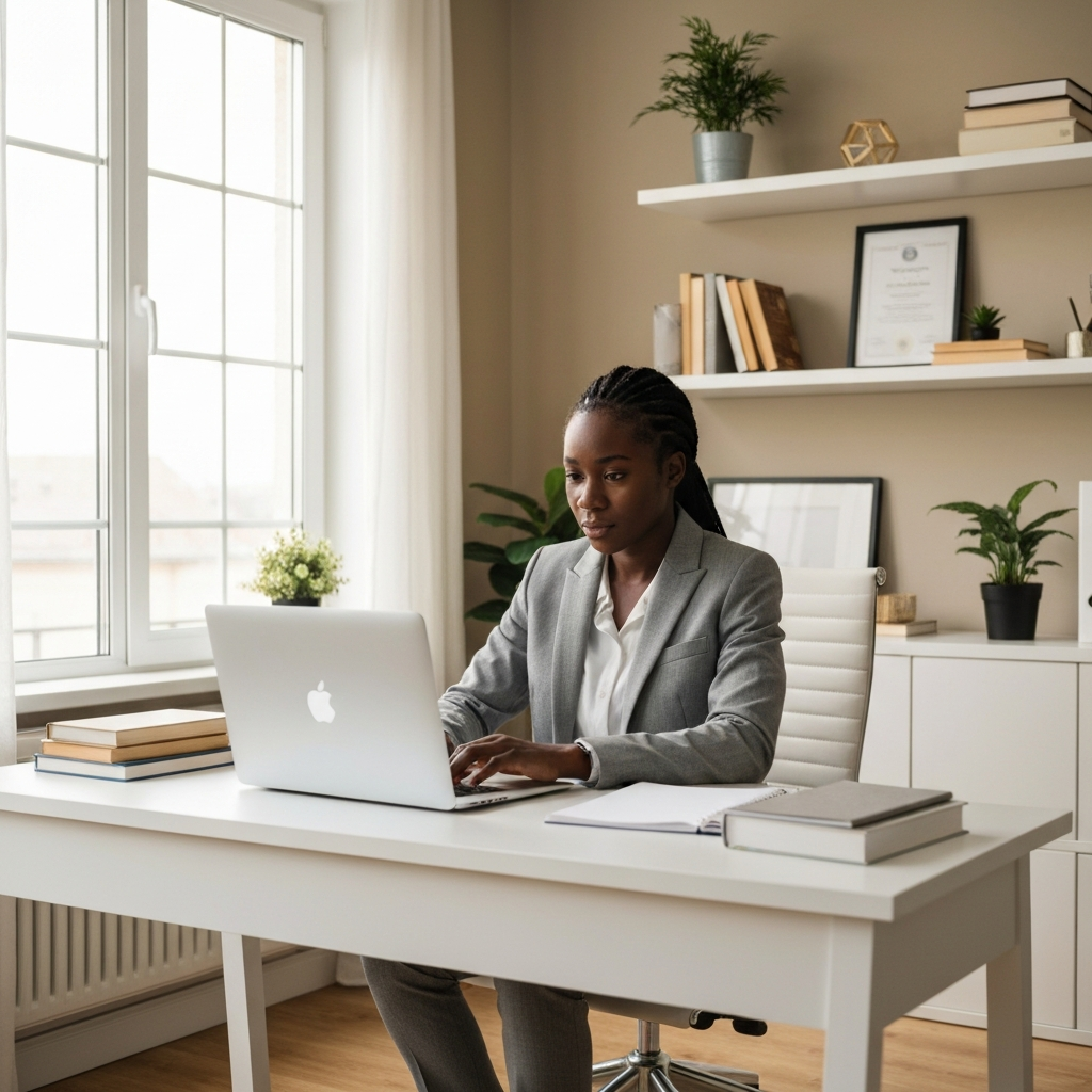 Professionnel en formation en ligne