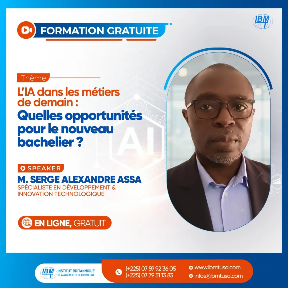Webinaire : L'IA dans les métiers de demain