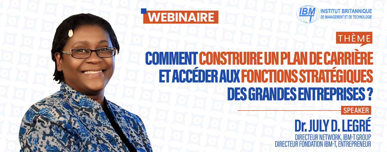 Replay Webinaire : Comment construire un plan de carrière et accéder aux fonctions stratégiques des grandes entreprises ?