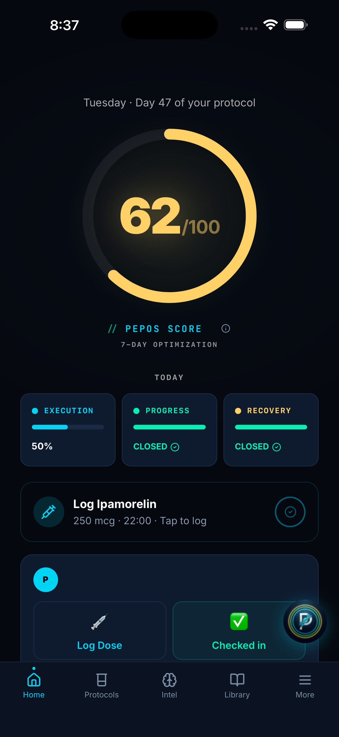 PepOS App Dashboard