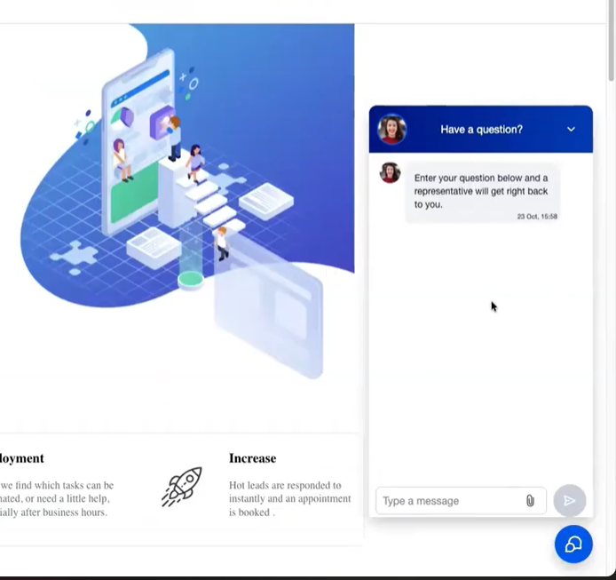 Chatbot on the Website