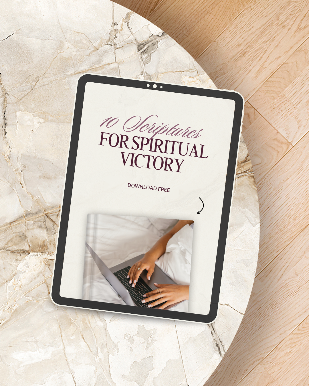 "Scriptures for Spiritual Victory" Printable
