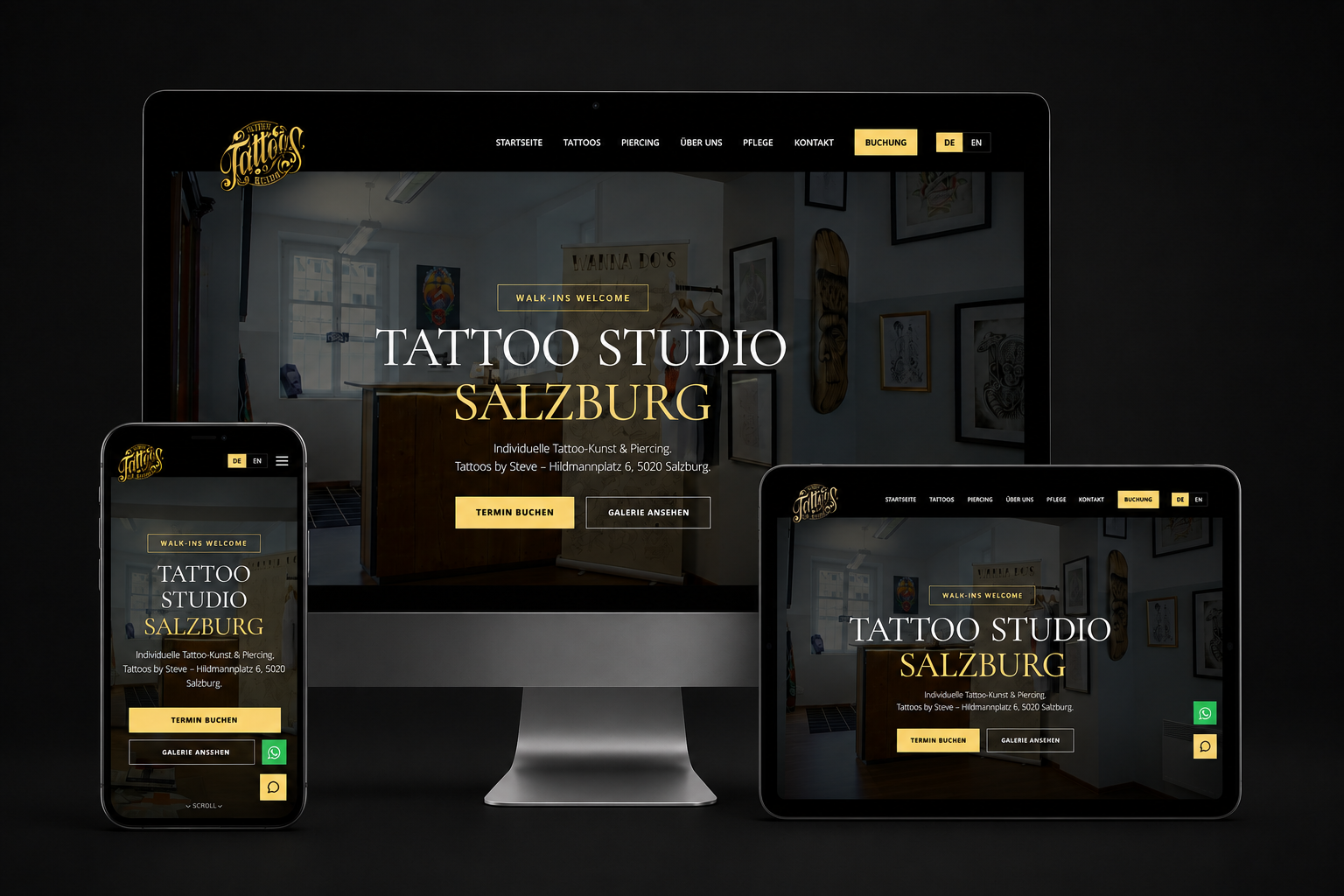 Funktionale Website für lokale Unternehmen - Conversion-optimiertes Webdesign