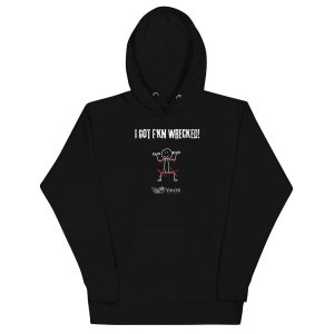 Vintage Valor: F'kn Wrecked Hoodie