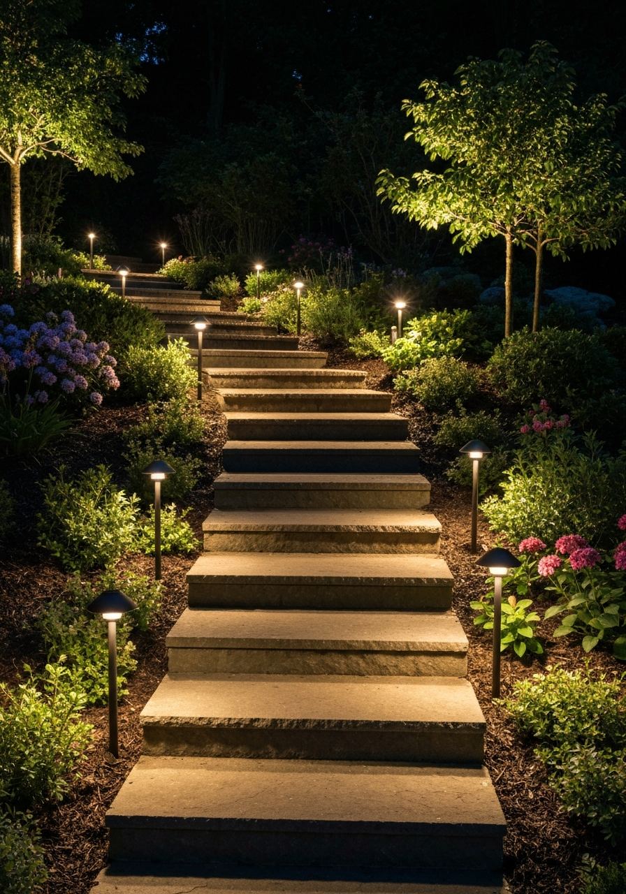 Landscape Lighting installation by ARE Outdoor