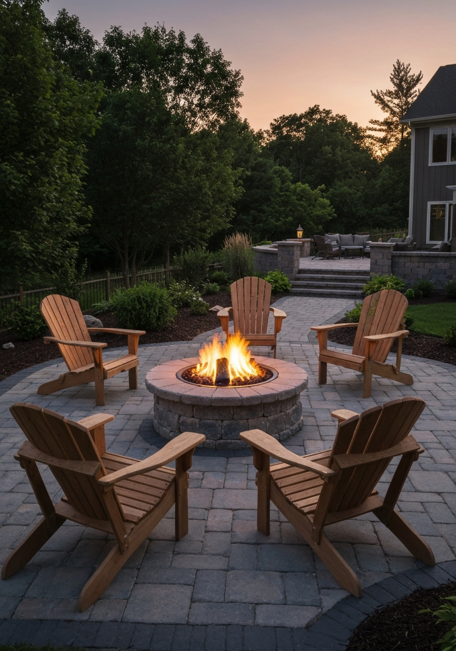 Fire Pits installation by ARE Outdoor