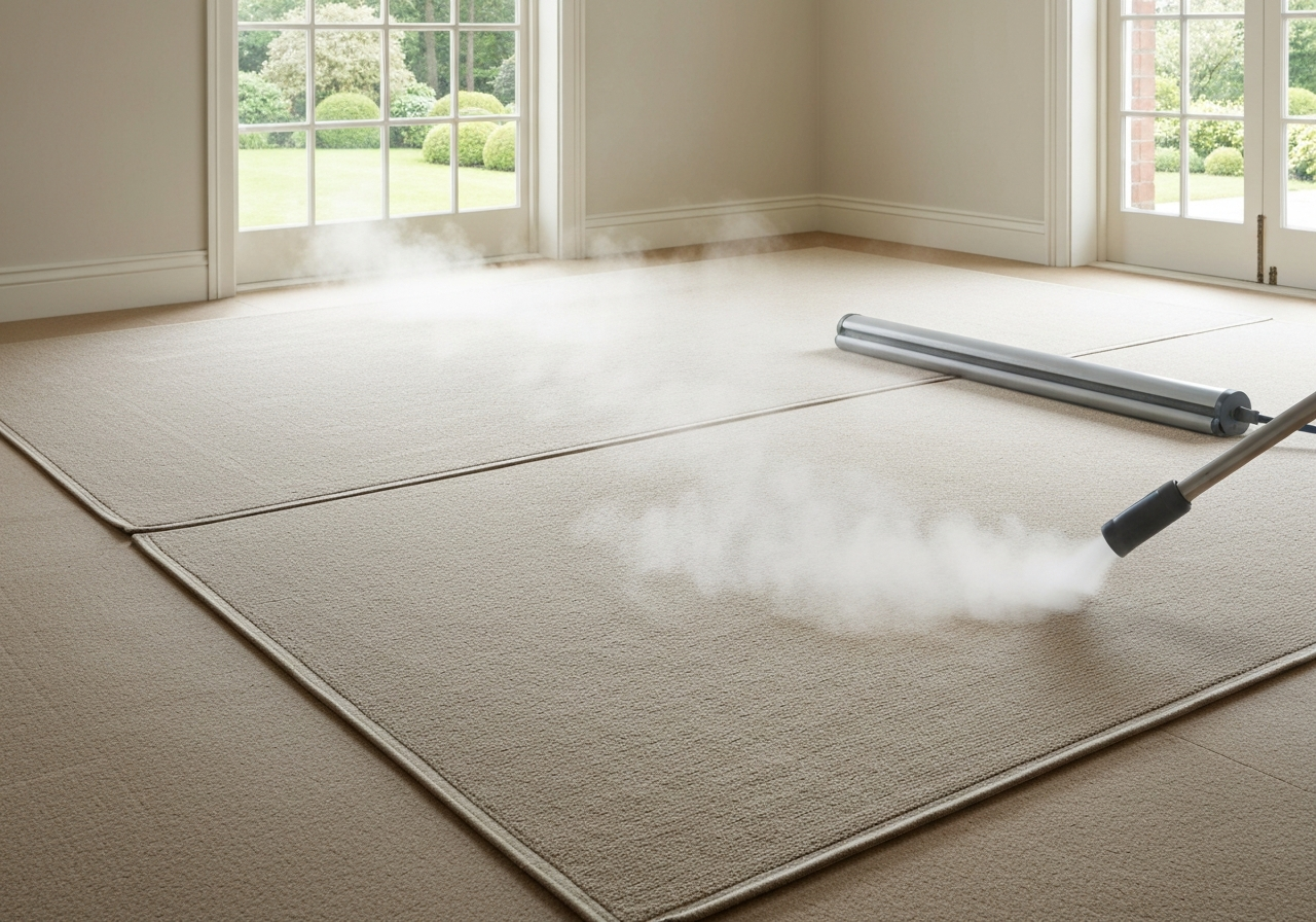 Professional carpet cleaning in a National City California home