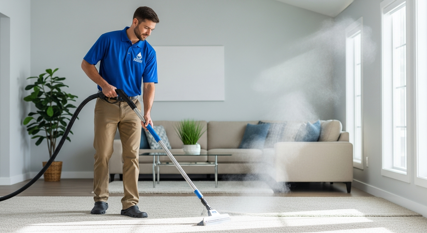 Professionally cleaned home interior in Oceanside California