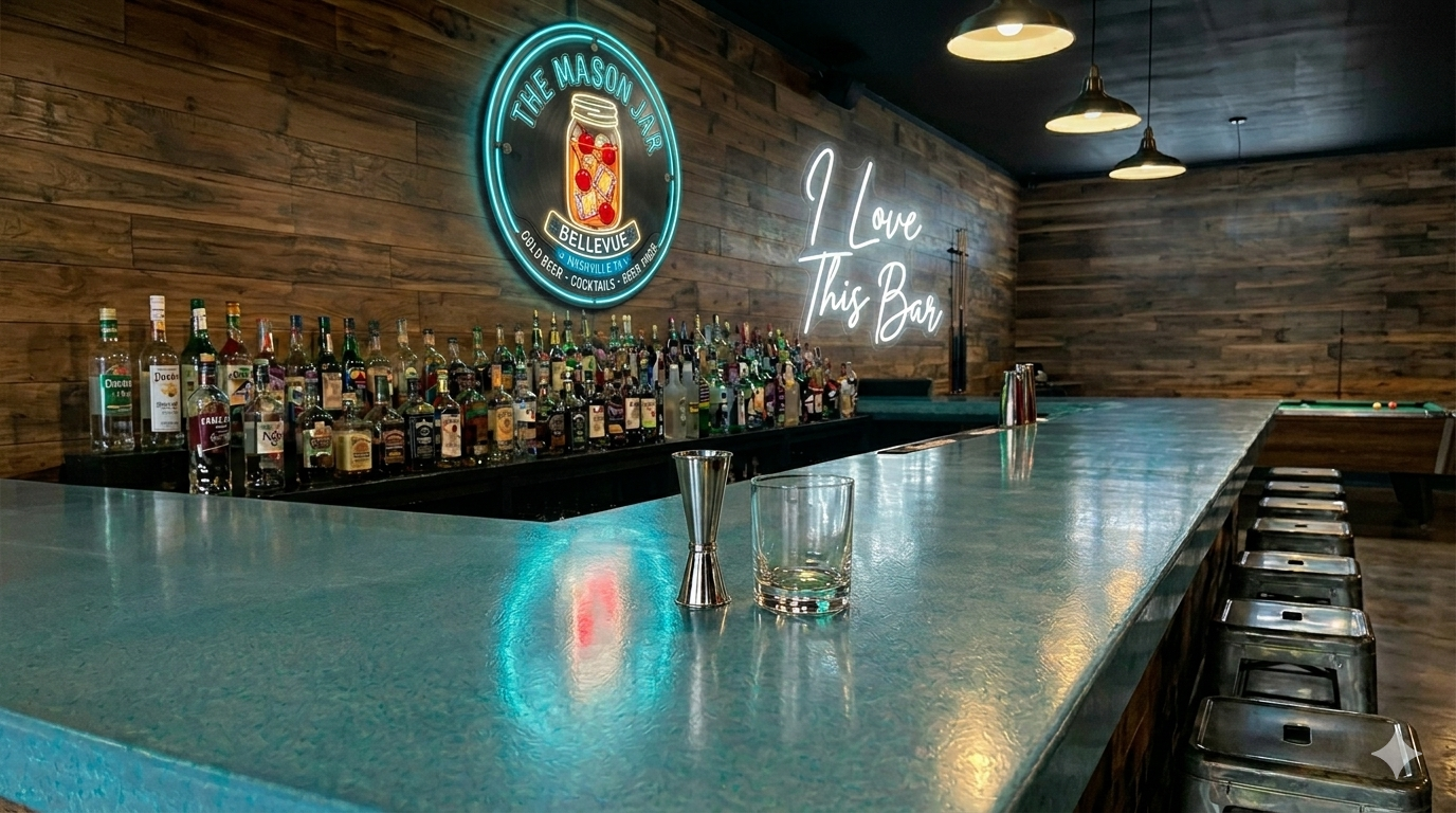 The Mason Jar Interior