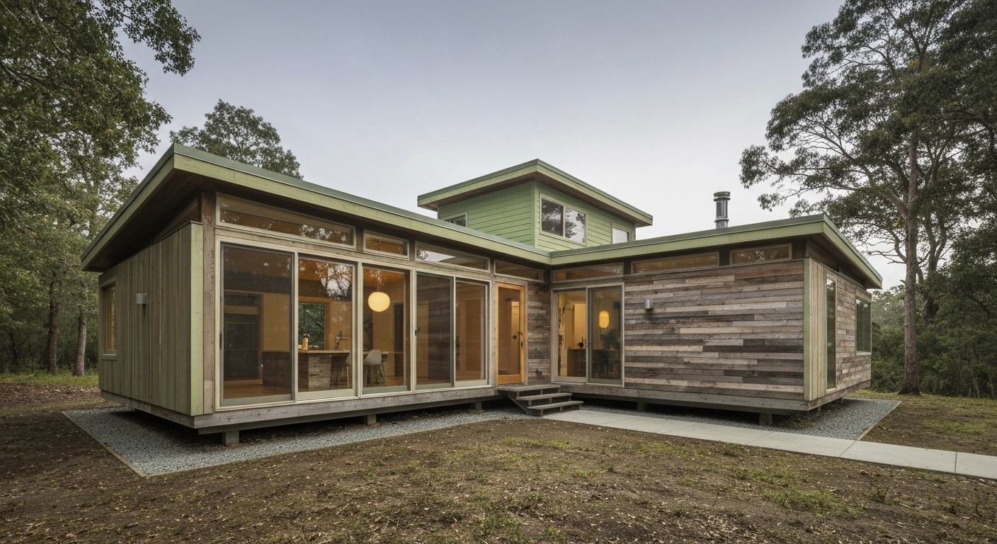 Modern eco-home construction