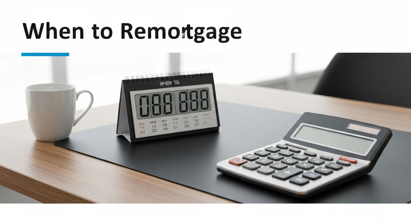 Calendar and calculator on a modern wooden desk
