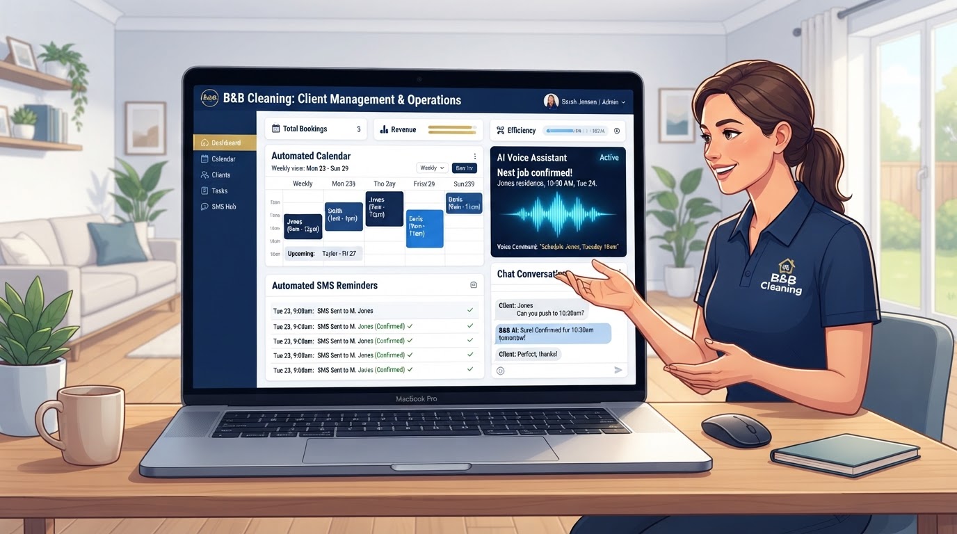 How AI Automation Helps B&B Cleaning Serve Gainesville Clients Better