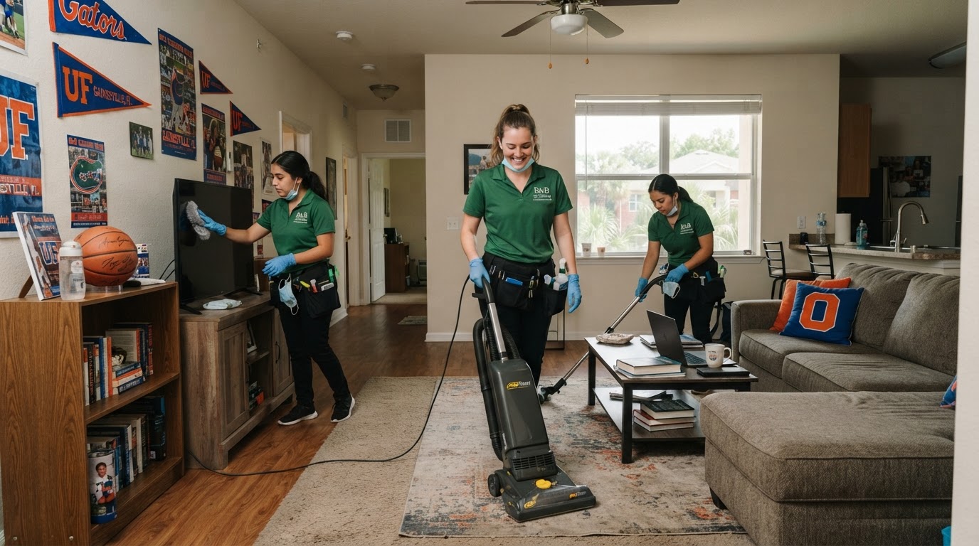 Move-In Cleaning Guide for UF Students: Start the Semester Fresh in Gainesville